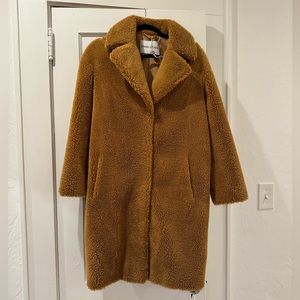 Stand Studio Teddy Coat, the name is: Camilla Cocoon faux shearling coat